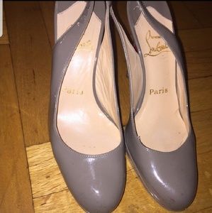 Authentic Gray Loubitons